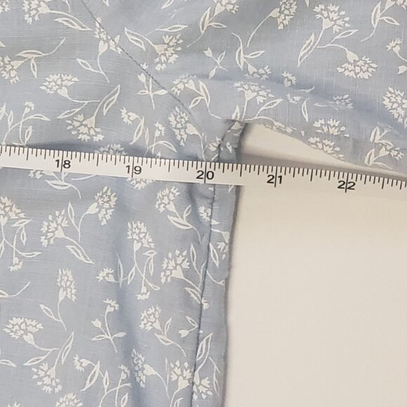 JOIE Peasant Blouse Women's Size Small Embroidered Blue Boho Cottage Core Fairy - Picture 7 of 16